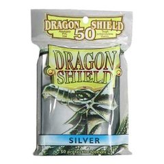 Dragon Shield 50 Count Yugioh Sized Sleeves - Silver