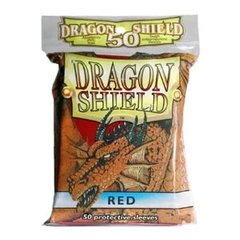 Dragon Shield 50 Count Yugioh Sized Sleeves - Red