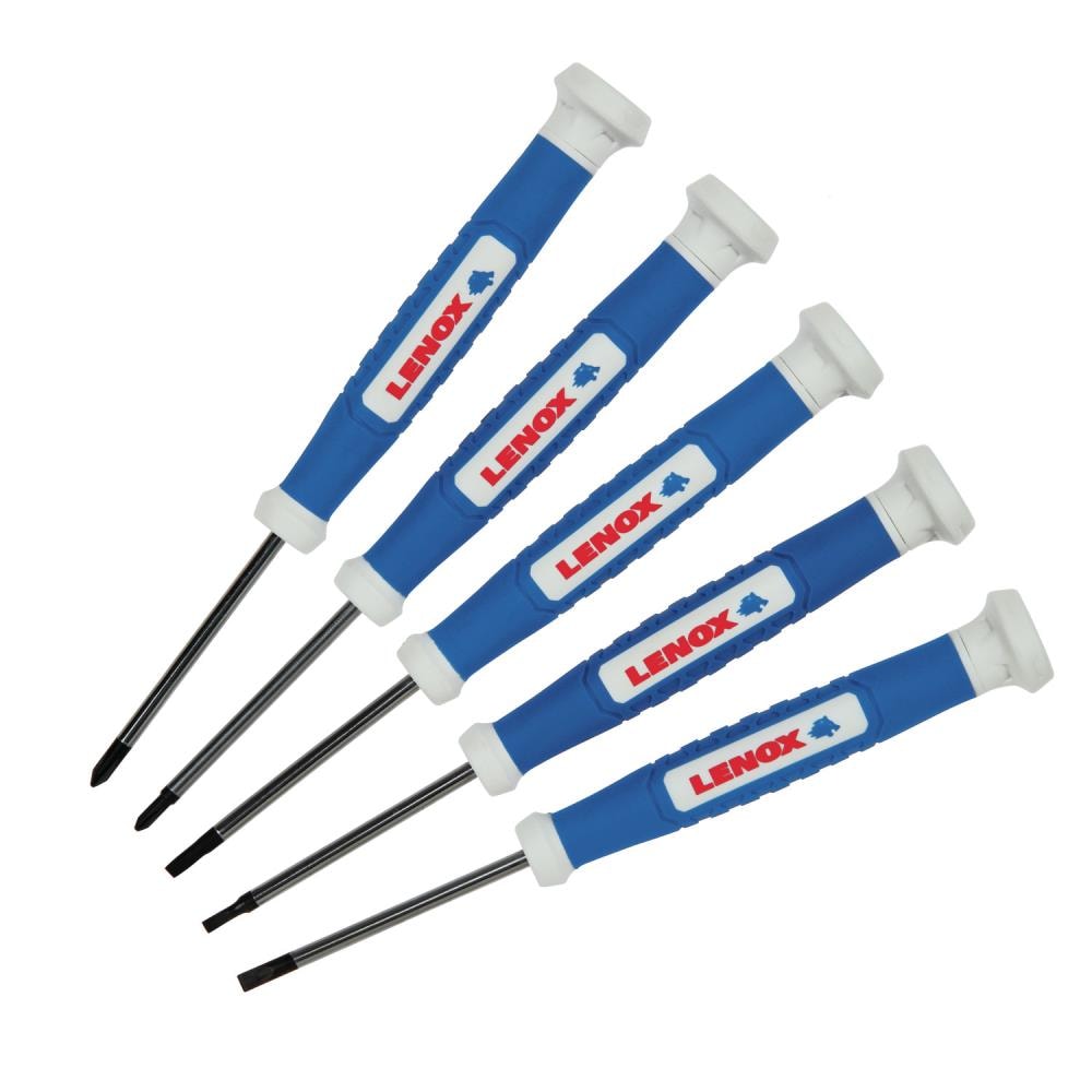 LENOX - LXHT60918 - 5-Piece Plastic Handle Set Screwdriver Set