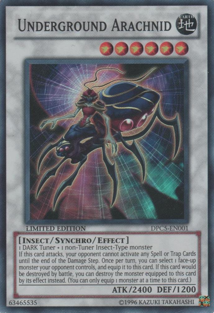 Underground Arachnid - DPC5-EN001 - Super Rare - Limited Edition