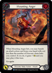 Mounting Anger (Red) - Rainbow Foil