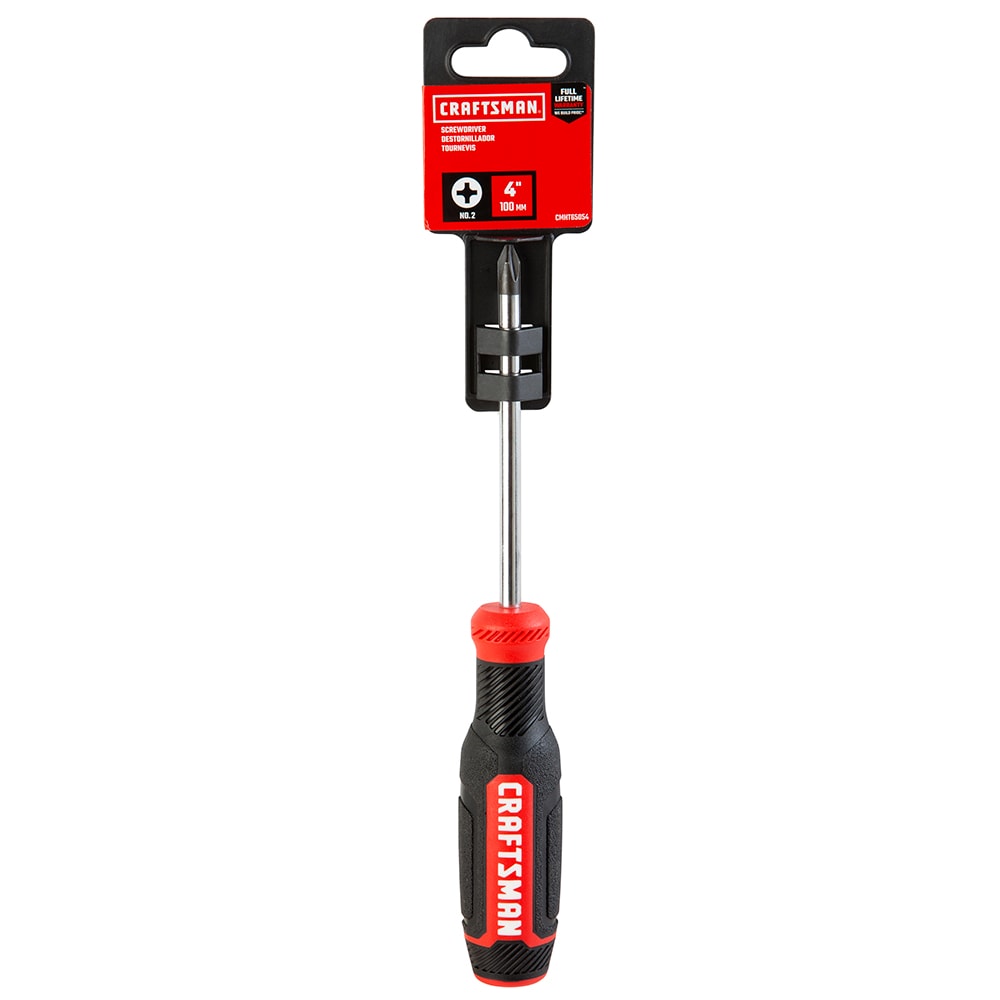 CRAFTSMAN - CMHT65054N - Bi-material Handle #2 Phillips Screwdriver