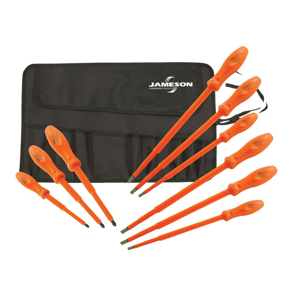 Jameson - JT-KT-00010 - 9-Piece Handle Insulated Set Screwdriver Set