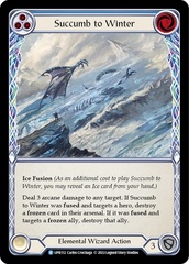 Succumb to Winter (Blue) - Rainbow Foil