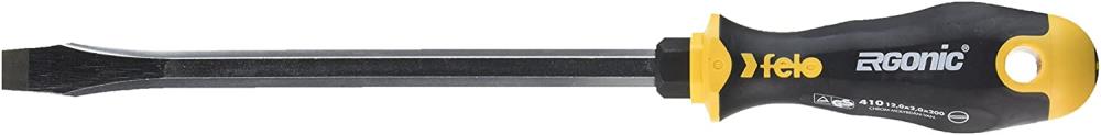 Felo - 0715753127 - Rubber Handle Insulated 1/2-in Slottedhead Screwdriver