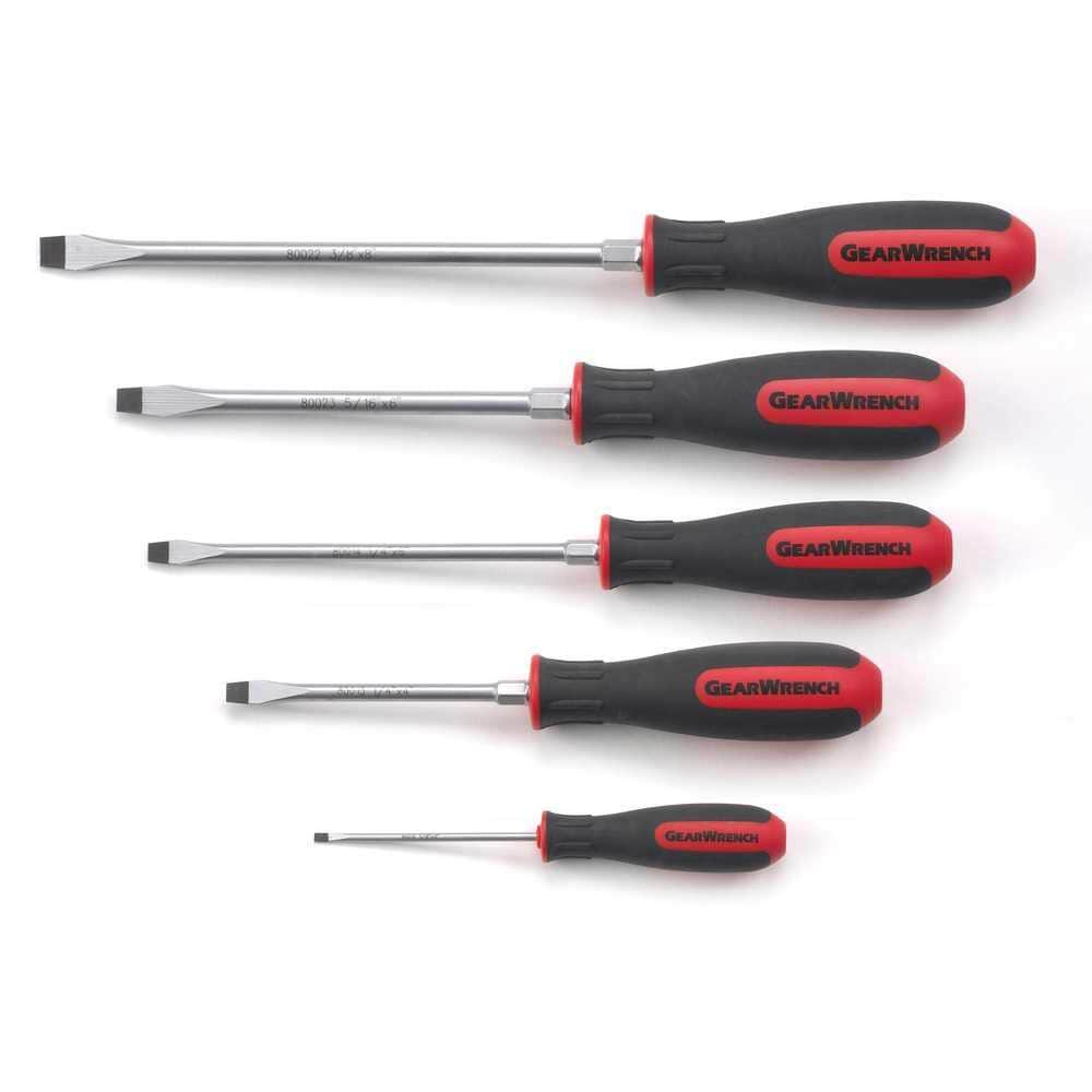 GEARWRENCH - 80053 - 5-Piece Handle Insulated Set Screwdriver Set