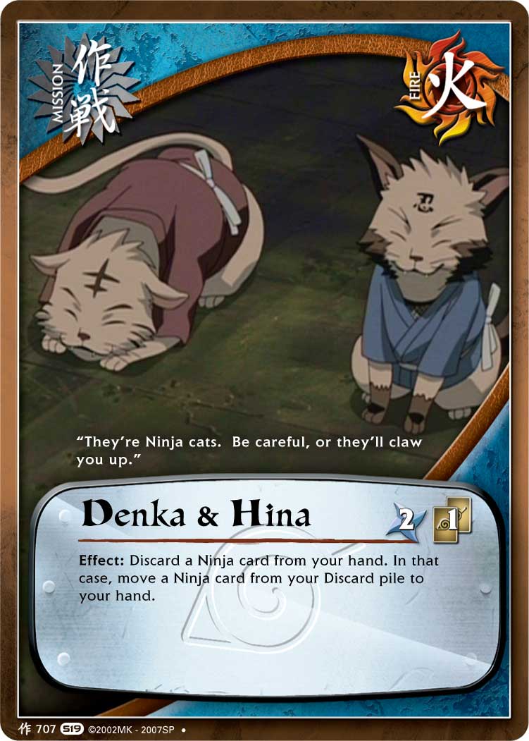 Denka & Hina - M-707 - Uncommon - 1st Edition