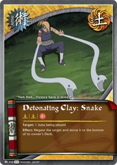 Detonating Clay: Snake - J-743 - Common - 1st Edition