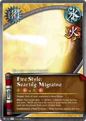 Fire Style: Searing Migraine - J-761 - Uncommon - 1st Edition