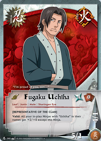 Fugaku Uchiha - N-260 - Uncommon - 1st Edition