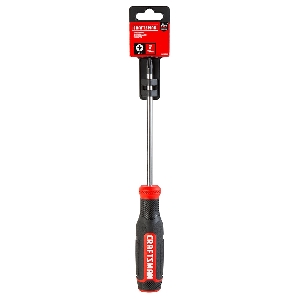CRAFTSMAN - CMHT65057N - Bi-material Handle #3 Phillips Screwdriver