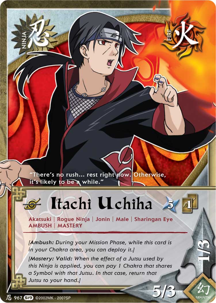 Itachi Uchiha - N-967 - Common - 1st Edition