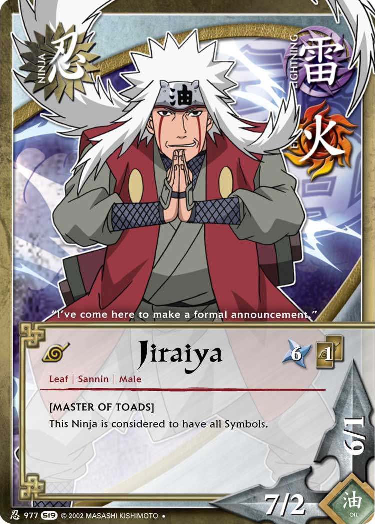 Jiraiya - N-977 - Uncommon - 1st Edition