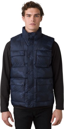 prAna - Red Slate Down Vest - Mens - NAUTICAL CAMO