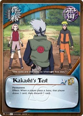 Kakashi's Test - M-712 - Uncommon - 1st Edition