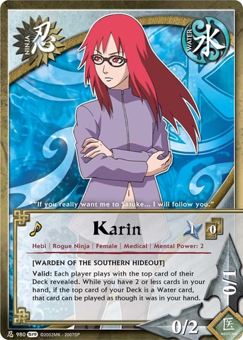 Karin - N-980 - Common - 1st Edition