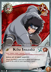 Kiba Inuzuka - N-091 - Starter Deck - 1st Edition