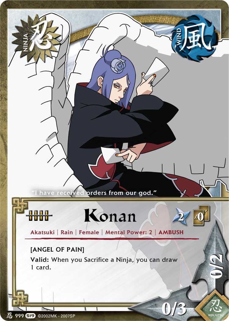 Konan - N-999 - Common - 1st Edition - Naruto Singles » Path of Pain -  Pro-Play Games