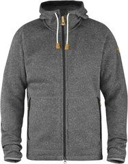 Fjallraven - Ovik Fleece Hoodie - Men's - DARK GREY