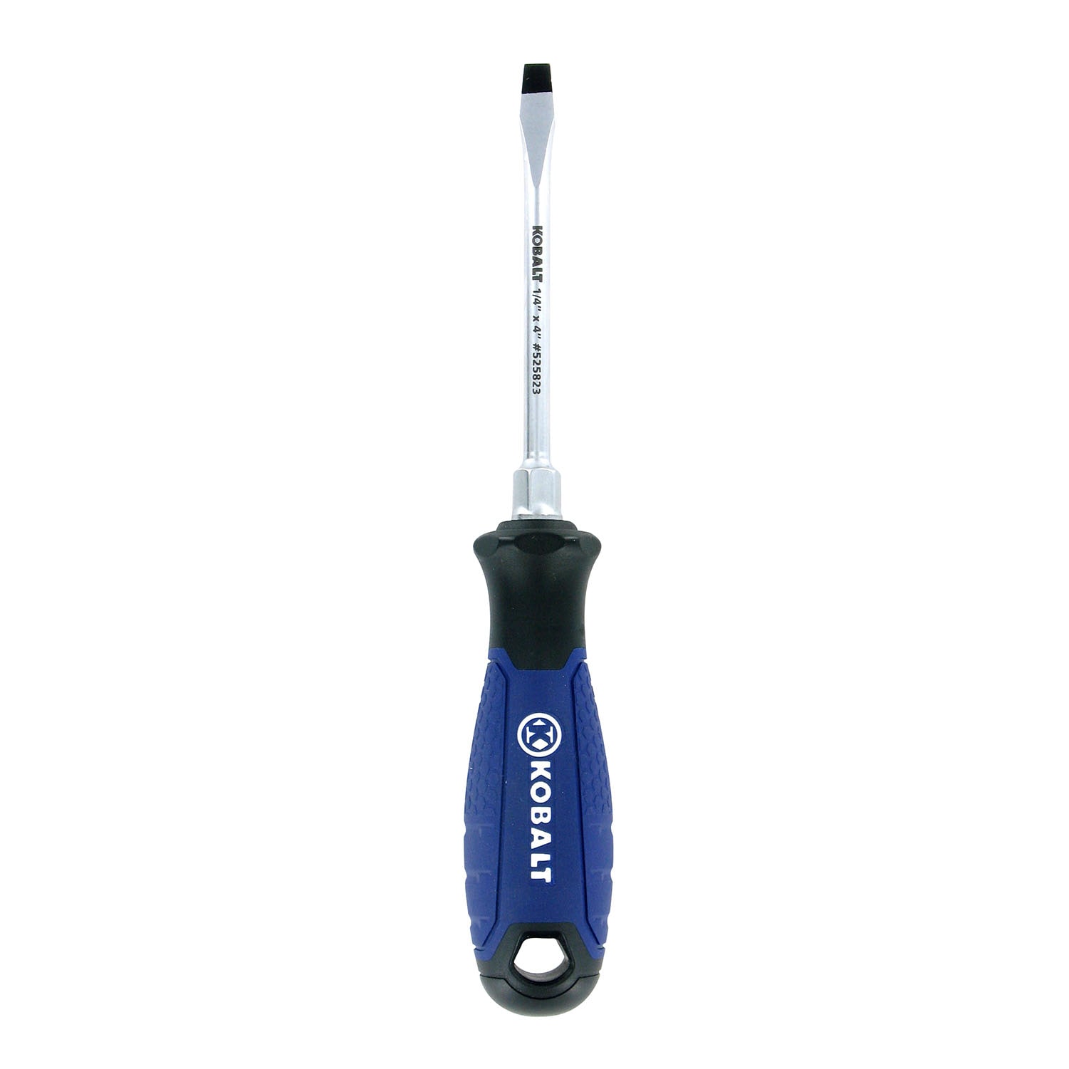 Kobalt - 324K44C - Rubber Handle Magnetic 1/4-in Slottedhead Screwdriver
