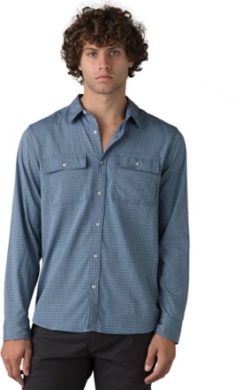 prAna - Garvan Long-Sleeve Shirt - Mens - ANTIQUE BLUE