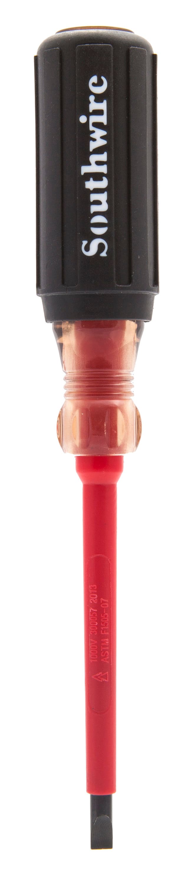 Southwire - SDI1-4K4 - Plastic Handle Insulated 1/4-in Slottedhead Screwdriver