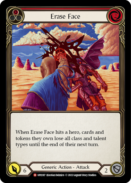 Erase Face - Rainbow Foil