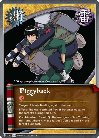 Piggyback - J-760 - Rare - 1st Edition