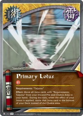 Primary Lotus - J-757 - Super Rare - 1st Edition - Foil