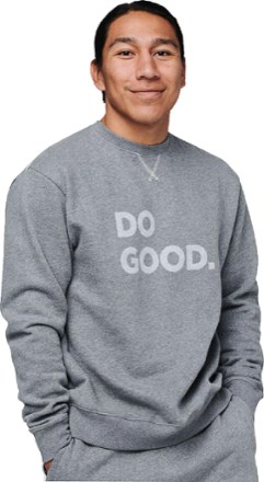 Cotopaxi - Do Good Crew Sweatshirt - Mens - HEATHER GREY