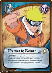 Promise to Return - M-711 - Uncommon - 1st Edition