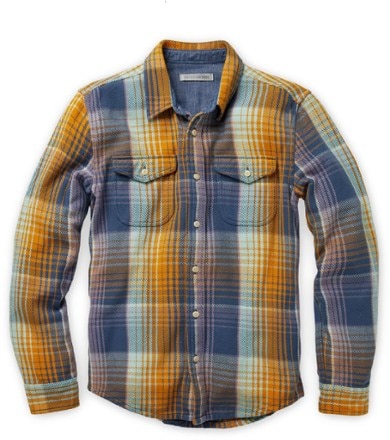 Outerknown - Blanket Shirt - Mens - CUMIN ROGUE PLAID
