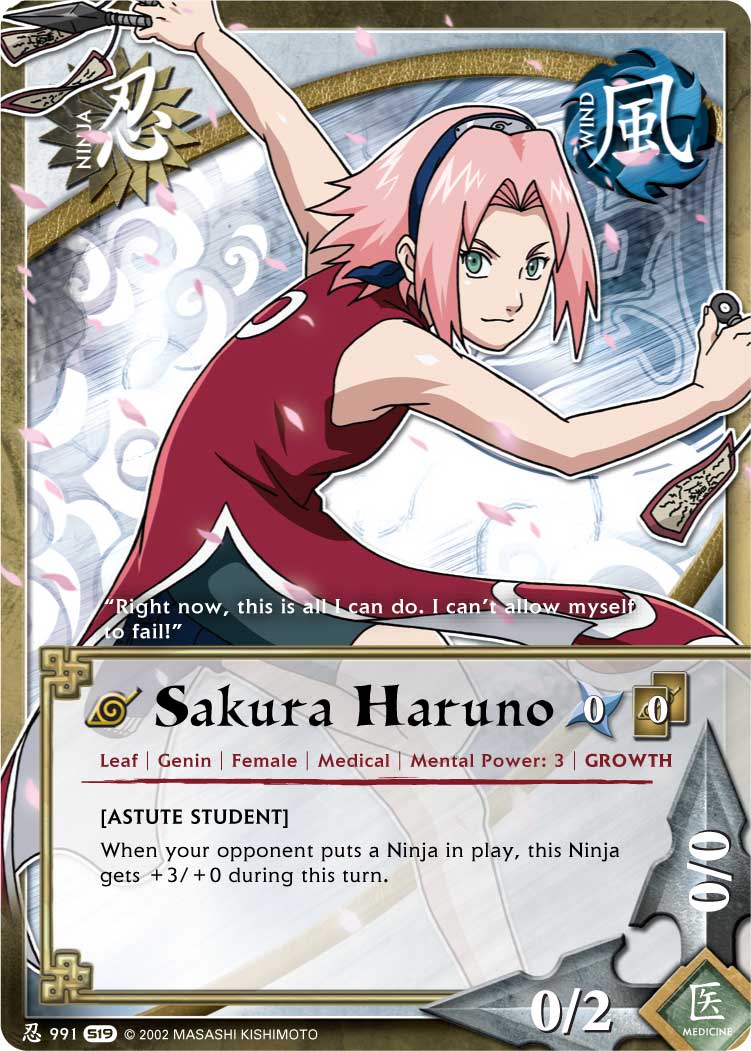 Sakura Haruno - N-991 - Common - 1st Edition