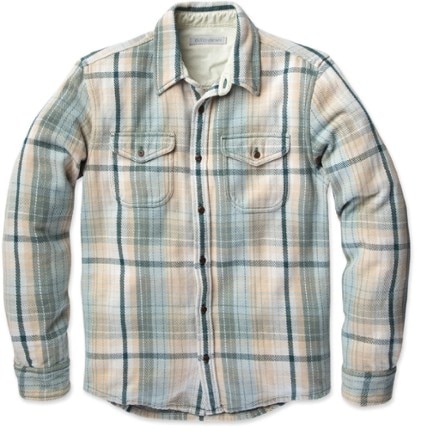 Outerknown - Blanket Shirt - Mens - GREY MIST BIENVENIDO PLAID