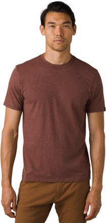 prAna - Crew T-Shirt - Mens - CLOVE HEATHER