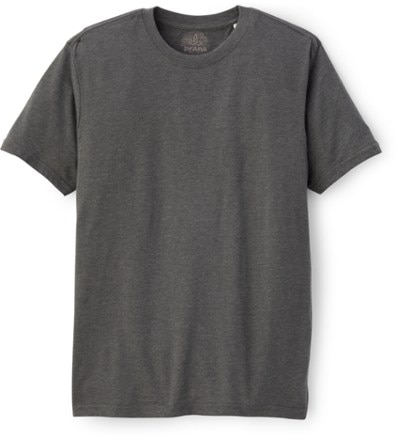 prAna - Crew T-Shirt - Mens - CHARCOAL HEATHER