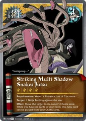 Striking Multi Shadow Snakes Jutsu - J-763 - Rare - 1st Edition