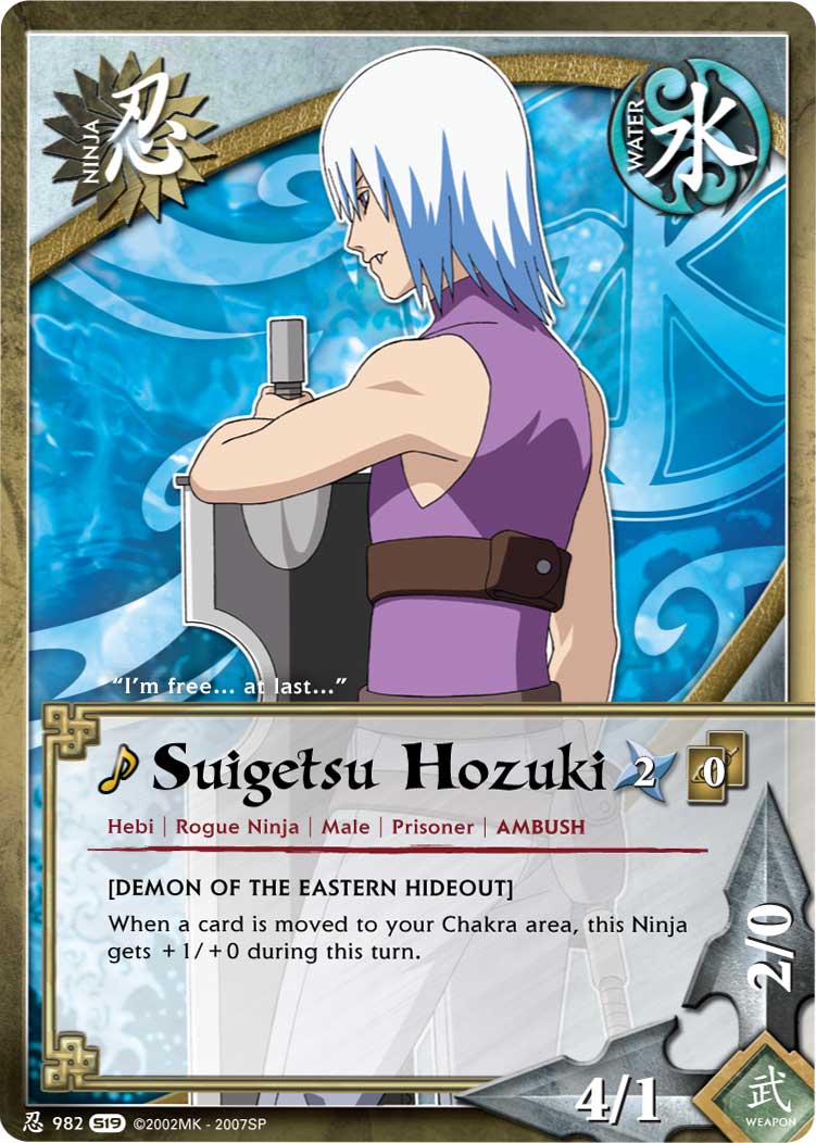 Suigetsu Hozuki - N-982 - Common - 1st Edition
