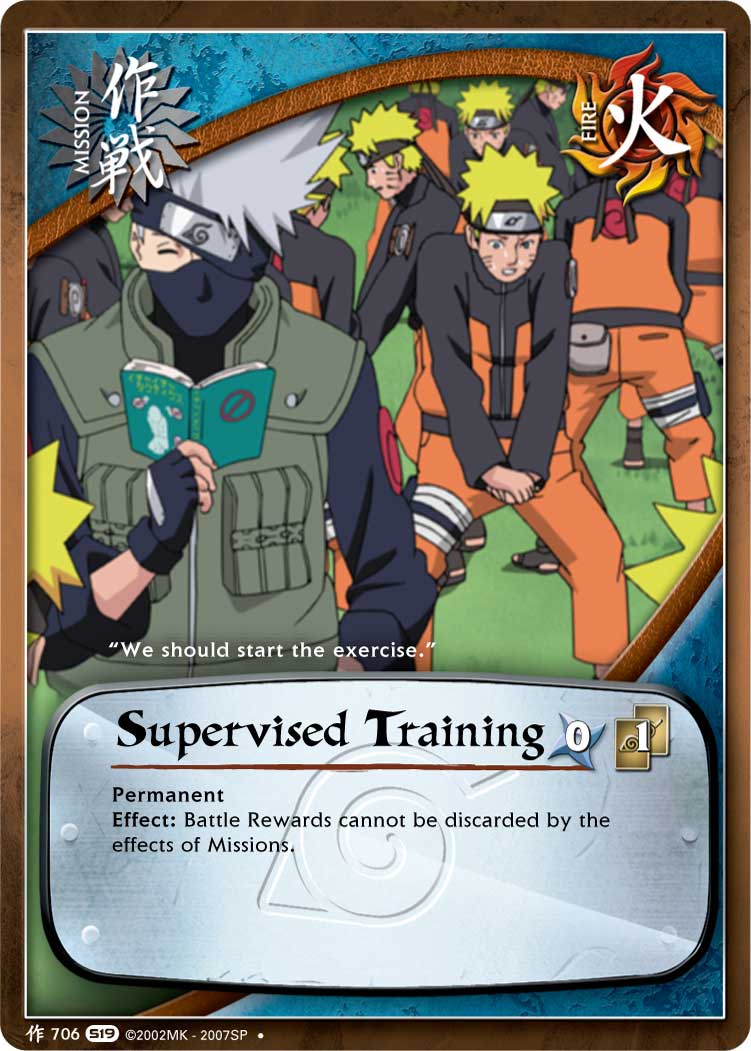 Supervised Training - M-706 - Uncommon - 1st Edition