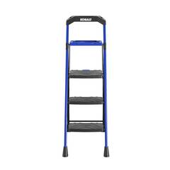 Kobalt - 11559BLU2 - 3-Step 300-lb Capacity Black Steel Foldable Step Stool