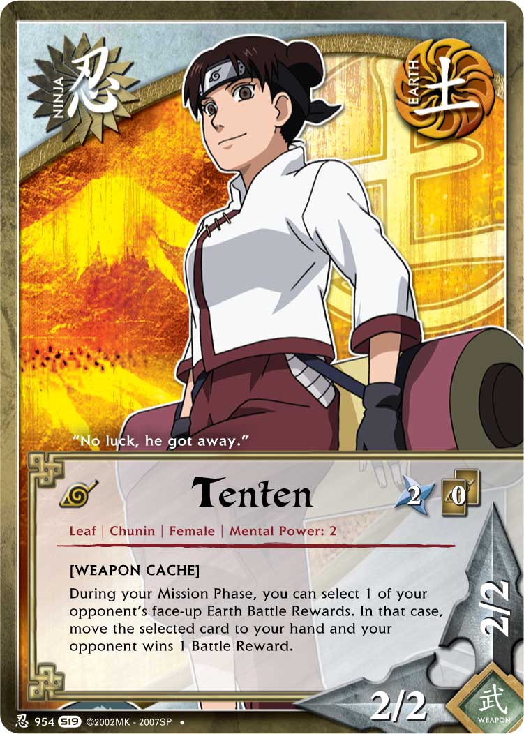 Tenten - N-954 - Uncommon - 1st Edition - Naruto Singles » Path of Pain -  Pro-Play Games