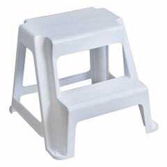 Intex - 180386 - 2-Step 300-lb Capacity White Plastic Step Stool