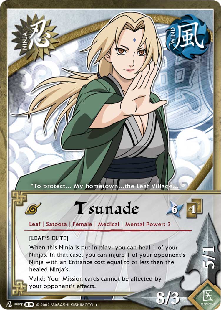 Tsunade - N-997 - Uncommon - 1st Edition - Naruto Singles » Path of Pain -  Pro-Play Games