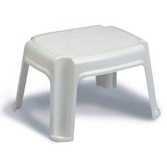 Intex - 180385 - 1-Step 300-lb Capacity White Plastic Step Stool