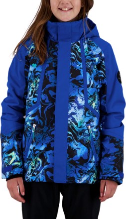 Obermeyer - Taja Print Insulated Jacket - Kids - SPACE OUT