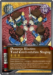 Demonic Illusion: Toad Confrontation Singing - J-785 - Super Rare - 1st Edition - Foil