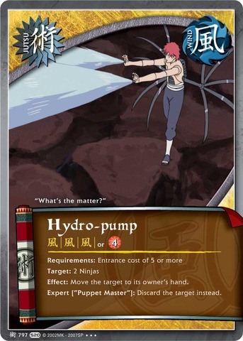 Hydro-pump - J-797 - Super Rare - 1st Edition - Foil