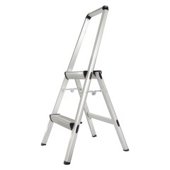 Xtend+Climb - FT-2 - 2-Step 225 lbs. Capacity Silver Aluminum Foldable Step Stool
