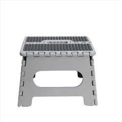 Simplify - 23655-GREY - 1-Step 300-lb Capacity Gray Plastic Foldable Step Stool