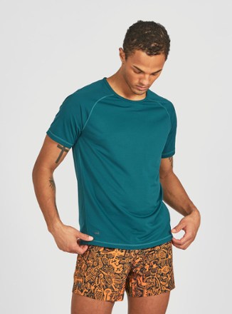 Janji - Helio Tech T-Shirt - Mens - OCEAN